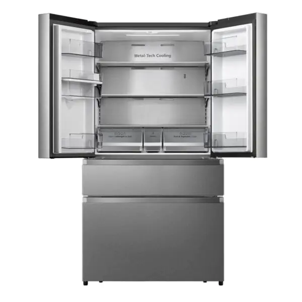 Hisense RF749N4SWSE, Multidoor Fridge Freezer E Rating in Stainless Steel - Image 5