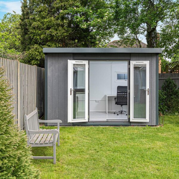 Installed Green Retreats Basebox Garden Room 4.9m x 3.6m