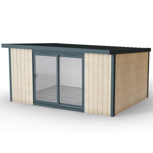 Installed Green Retreats Basebox Garden Room 4.9m x 3.6m - Image 2