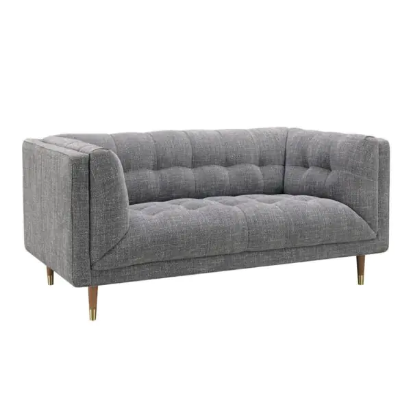 Isla Grey Fabric Large 2 Seater Sofa - Image 6