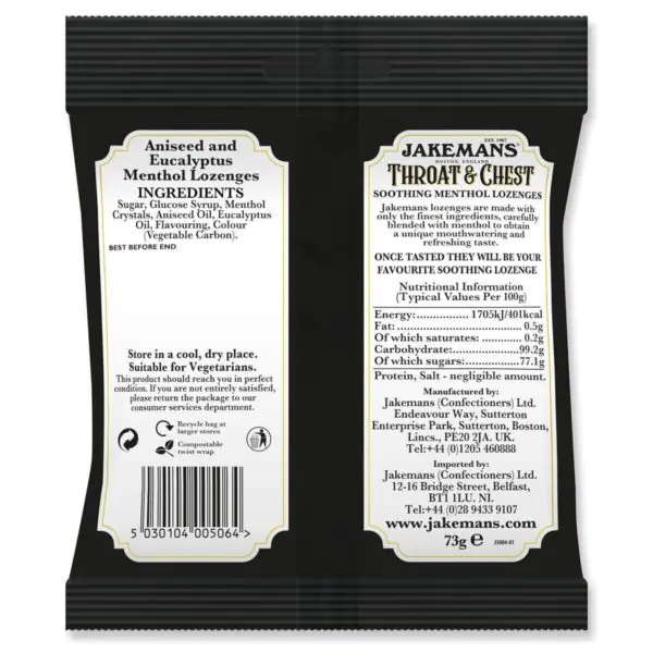 Jakemans Throat and Chest Lozenges, 12 x 73g - Image 3