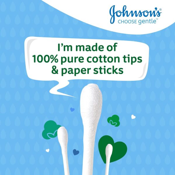 Johnson's Baby Cotton Buds - Pack of 200 - Image 3