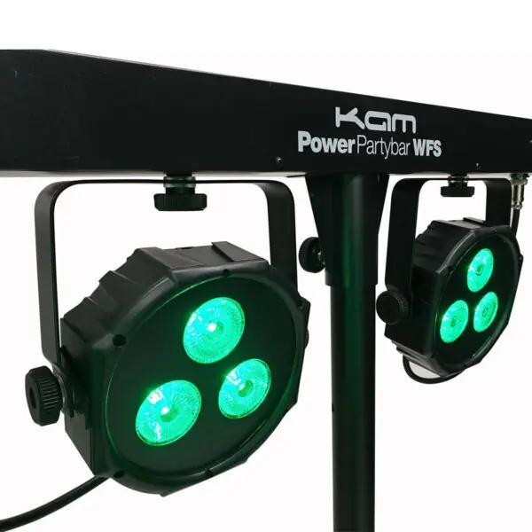 KAM KML305 Party Bar Lights with Stand, Footswitch and Bag - Image 2