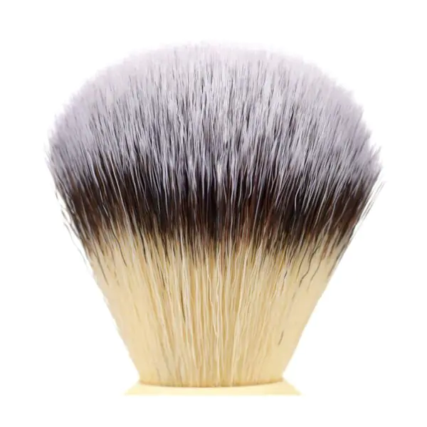 Kent Medium Synthetic Shaving Brush, Ivory White - Image 6