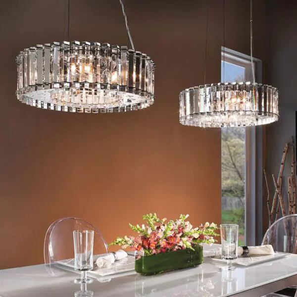 Kichler Crystal Skye 8 Light Chandelier 53 cm - Image 2