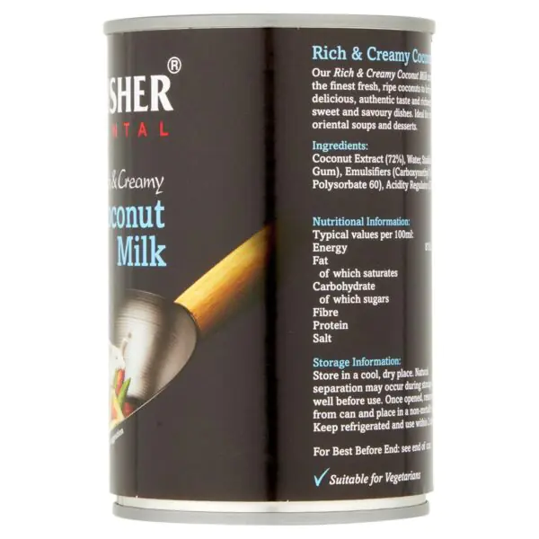 Kingfisher Oriental Coconut Milk, 6 x 400ml - Image 2