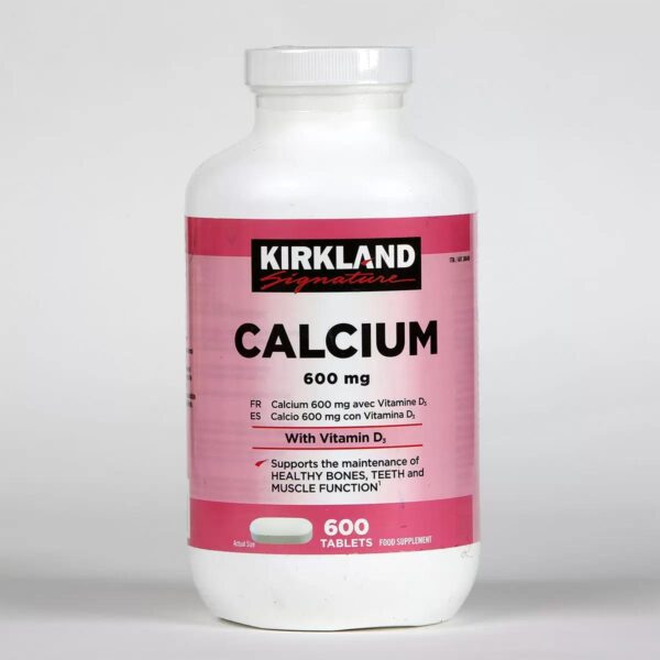 Kirkland Signature Calcium and Vitamin D3, 600 Count