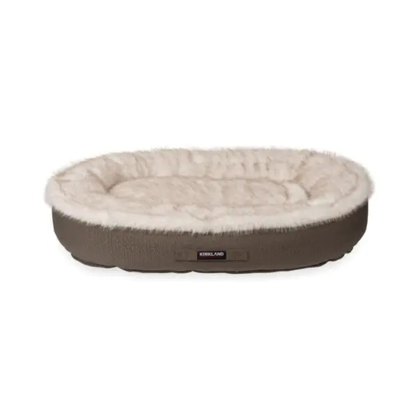 Kirkland Signature Oval Cuddler Pet Bed, 46  x 32  (116cm x 81cm) in 2 Colours - Image 4