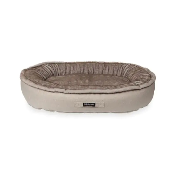 Kirkland Signature Oval Cuddler Pet Bed, 46  x 32  (116cm x 81cm) in 2 Colours - Image 2