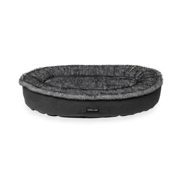 Kirkland Signature Oval Cuddler Pet Bed, 46  x 32  (116cm x 81cm) in 2 Colours - Image 5