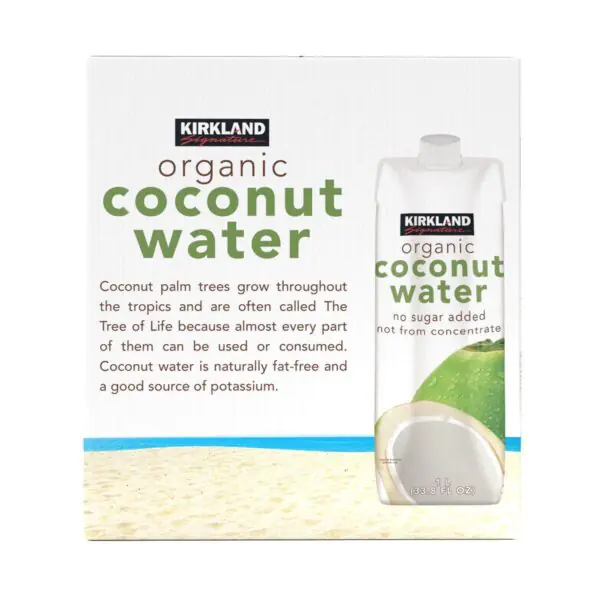 Kirkland Signature Organic Coconut Water No Added Sugar, 9 x 1L - Image 5