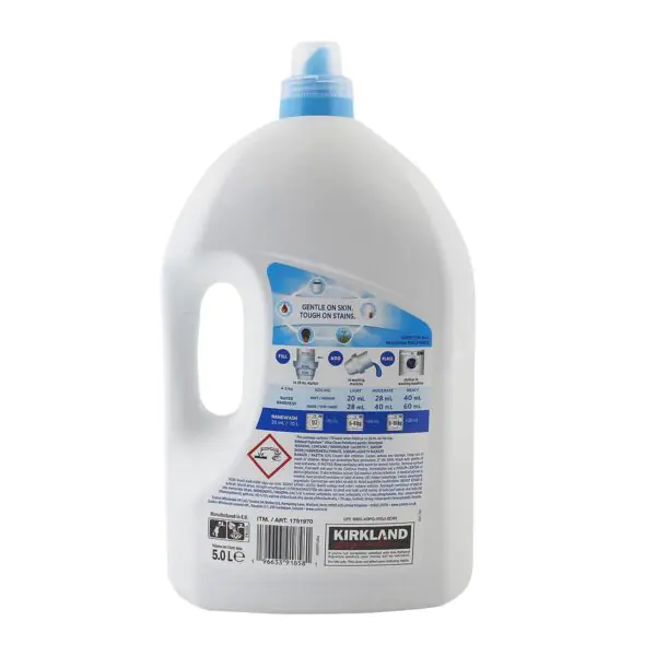 Kirkland Signature Ultra Clean Non Bio Laundry Liquid, 5L (178 Wash) - Image 4