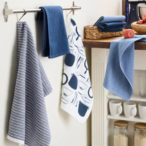 KitchenAid 6 Piece Printed Kitchen Towels, in 3 colours - Image 3