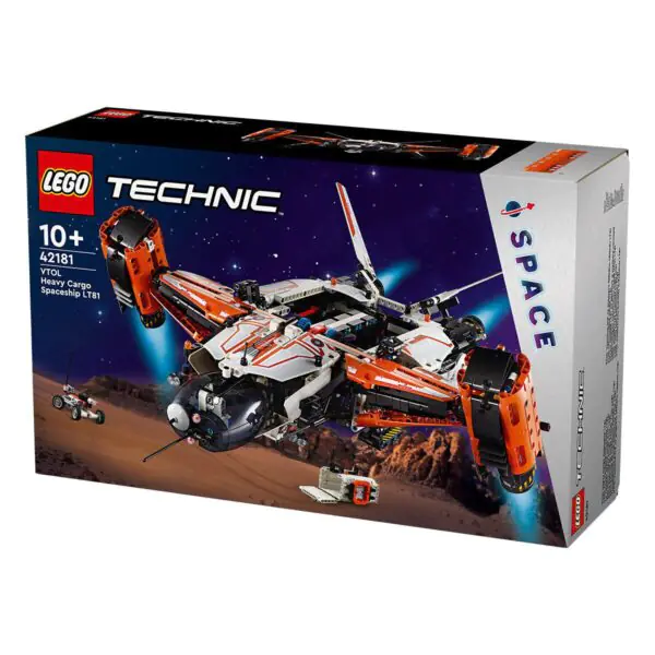 LEGO Technic VTOL Heavy Cargo Spaceship LT81 - Model 42181 (10+ Years) - Image 3