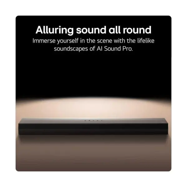 LG 4.1 Channel Soundbar and Wireless Subwoofer with Bluetooth US40TR - Image 5