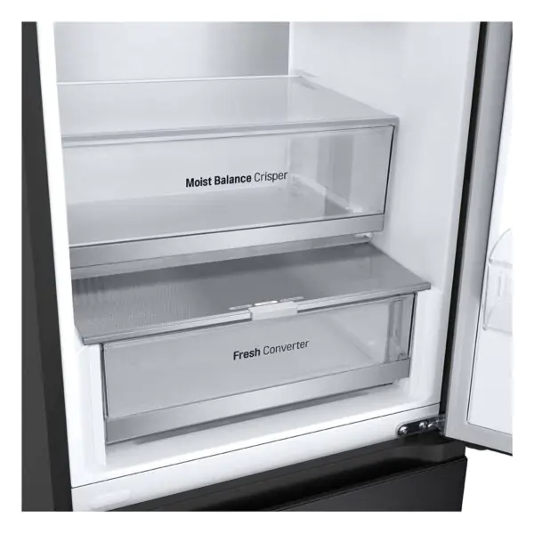 LG GBV5240CEP Fridge Freezer, C Rated in Matte Black - Image 4