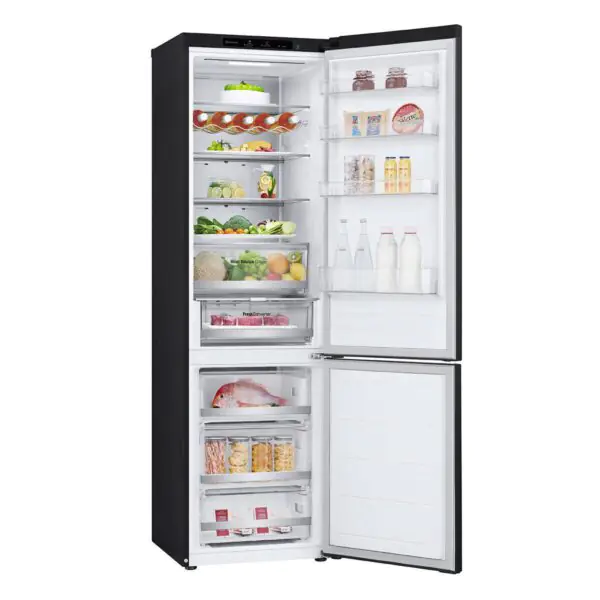 LG GBV5240CEP Fridge Freezer, C Rated in Matte Black - Image 2