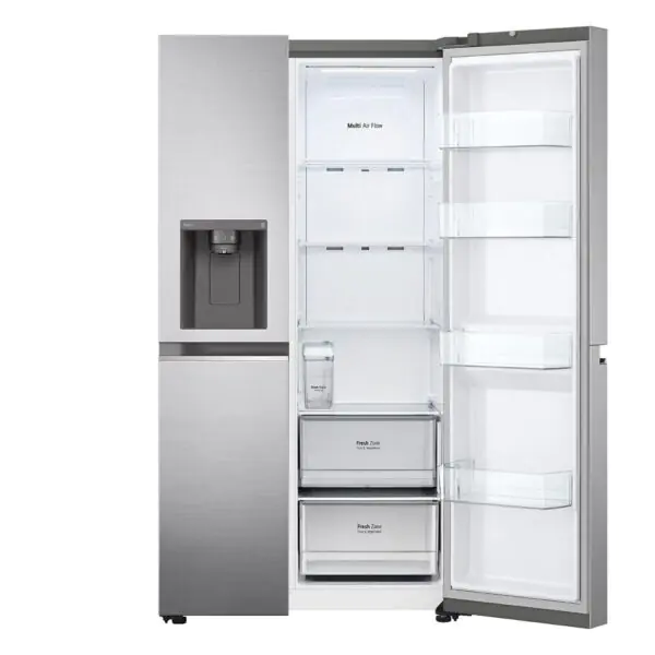 LG GSLD81PZRD Side by Side Fridge Freezer, D Rated in Stainless Steel - Image 6