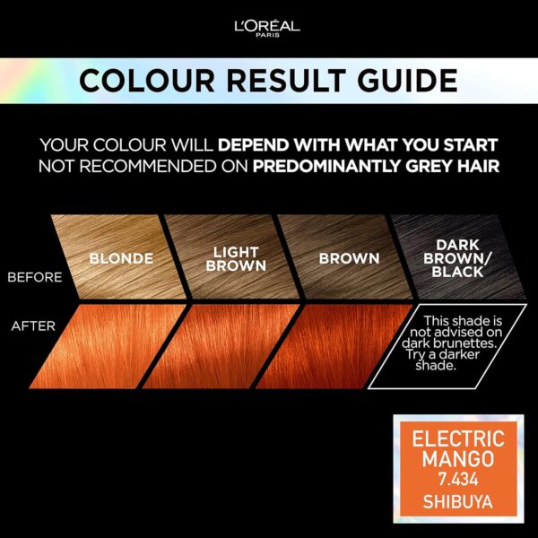 L'Oréal Paris Permanent Hair Colour, Long-Lasting Shine And Intense Colour, For Up To 8 Weeks, Preference Vivids (Colorista), Bright Red 8.624 - Image 22