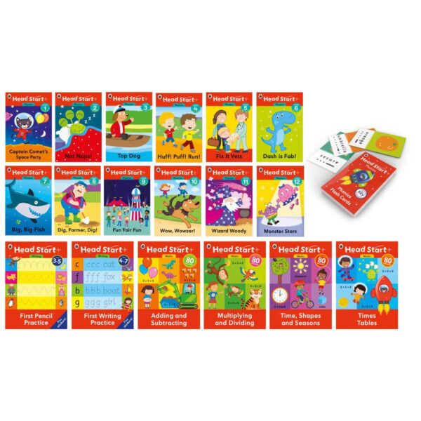 Ladybird Head Start 18 Books and Flashcards Set (4+ Years) - Image 2