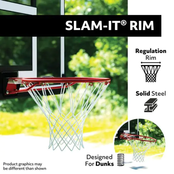 Lifetime 52 Inch (132cm) Power Lift XI Portable Basketball Hoop System - Image 5