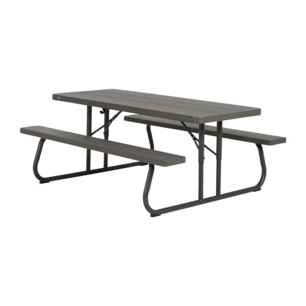 Lifetime 6ft (1.82m) Classic Folding Picnic Table - Pack Of 10 - Model 860112 - Image 7