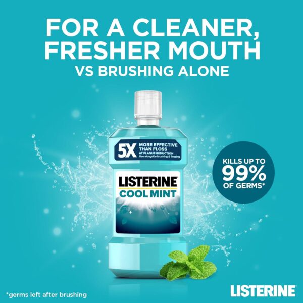 Listerine Cool Mint Mouthwash - 1L - Image 2