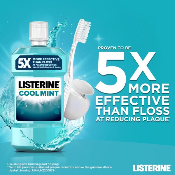 Listerine Cool Mint Mouthwash - 1L - Image 3