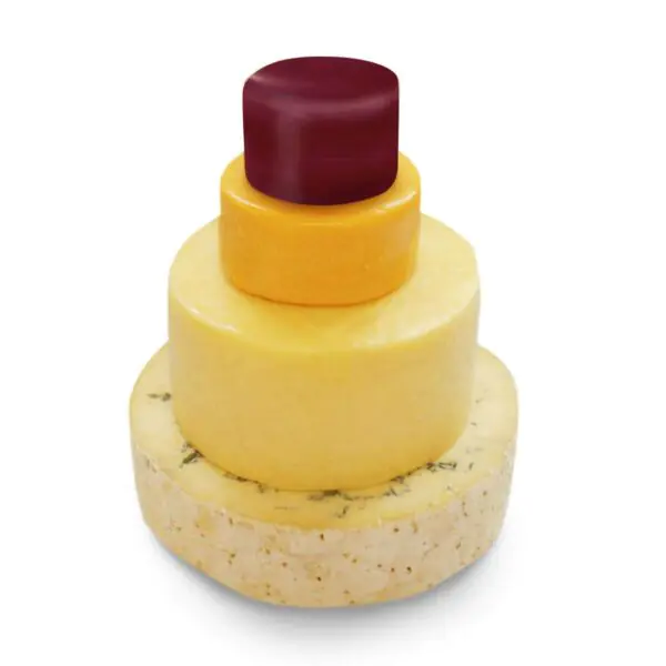 Litton Cheney 4-Tier Cheese Celebration Cake, 4.6kg (150 Portions) - Image 3