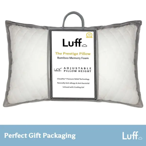 Luff Height Adjustable Prestige Bamboo Pillow - Image 2