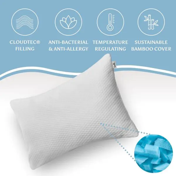 Luff Luxury Bamboo Memory Foam Pillow - Image 6