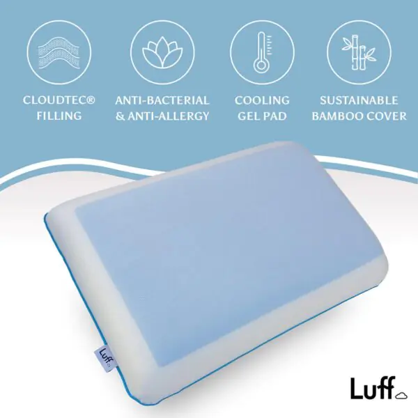 Luff Mayfair Cooling Gel Memory Foam Pillow - Image 6