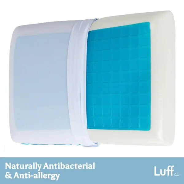 Luff Mayfair Cooling Gel Memory Foam Pillow - Image 7