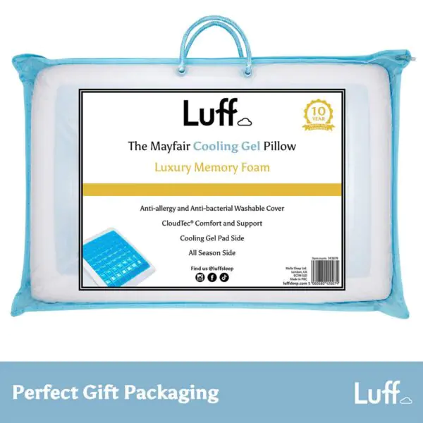 Luff Mayfair Cooling Gel Memory Foam Pillow - Image 2