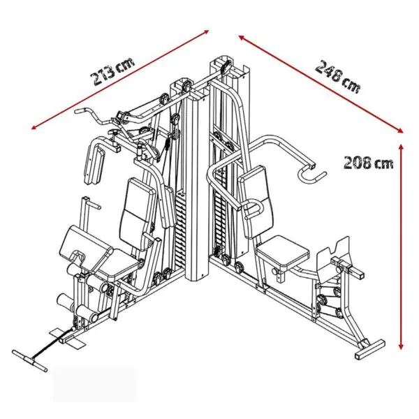 Marcy GS99 Dual Stack Home Multi Gym - Image 7