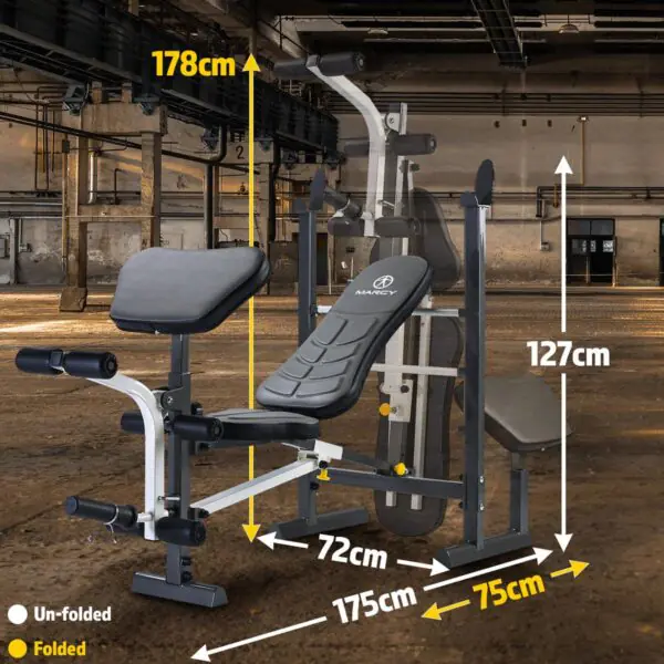 Marcy MWB-20100 Folding Compact Weight Bench - Image 8