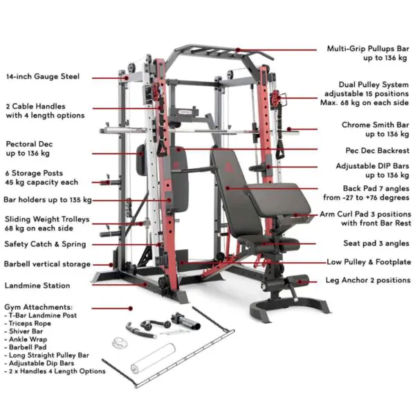 Marcy SM-4033 Deluxe Smith Machine - Image 7