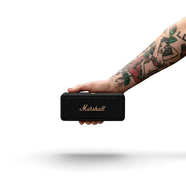 Marshall Emberton II Portable, Water Resistant Speaker, in Black and Steel - Image 6