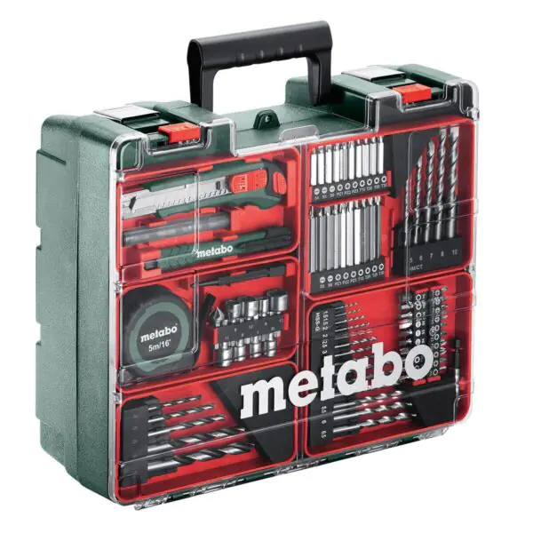 Metabo 18V Cordless Hammer Drill with Two 2.0Ah Batteries and Accessory Kit - Image 2