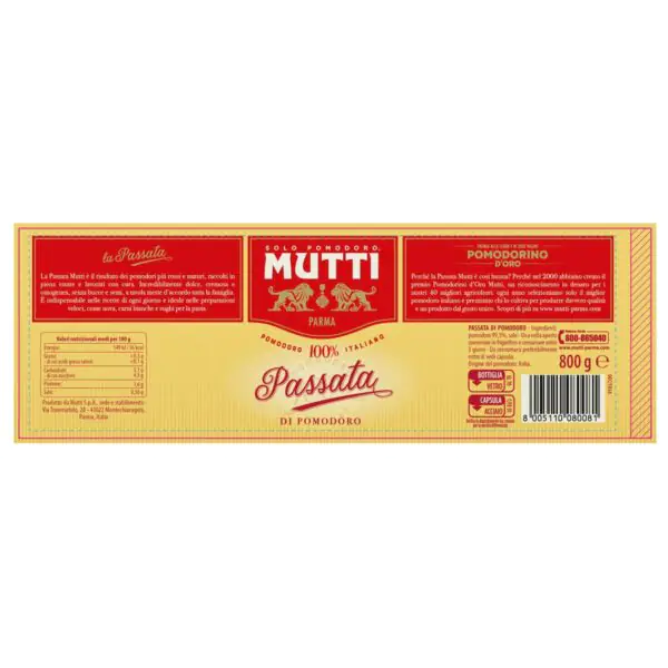 Mutti Passata, 6 x 800g - Image 3