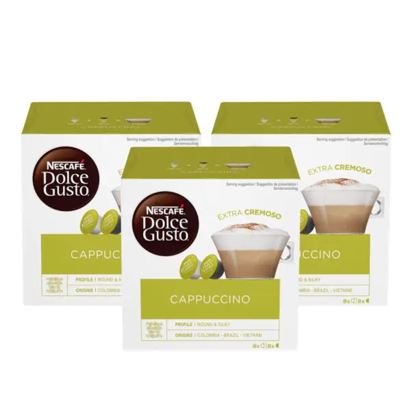 Nescaf Dolce Gusto Cappuccino Coffee Pods, 24 Servings