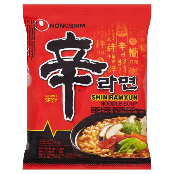 Nongshim Spicy Shin Ramyun Noodles, 20 x 120g - Image 2