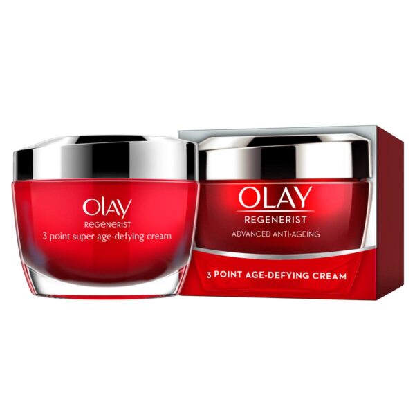 Olay Regenerist 3 Point Day Cream, 2 x 50ml - Image 2