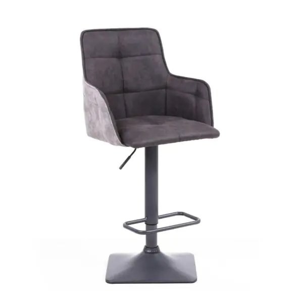 Orion Dark Grey Fabric Bar Stool, 2 Pack - Image 3