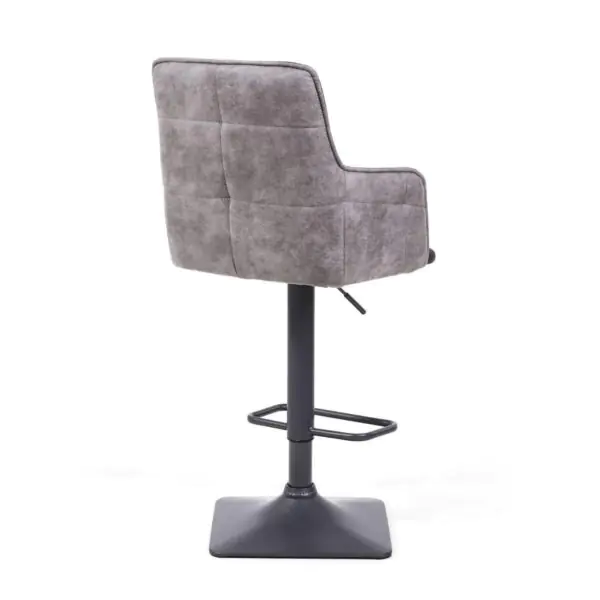 Orion Dark Grey Fabric Bar Stool, 2 Pack - Image 4