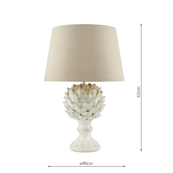 Orris Artichoke Ceramic Table Lamp - Image 2