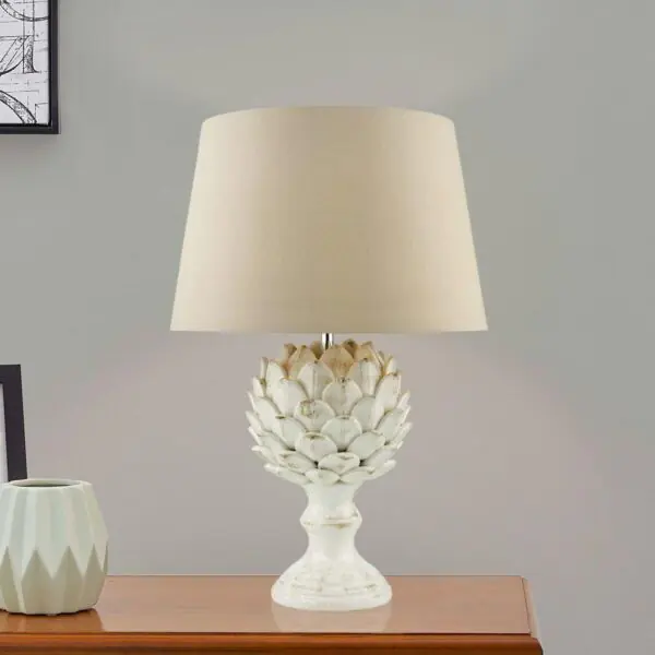 Orris Artichoke Ceramic Table Lamp