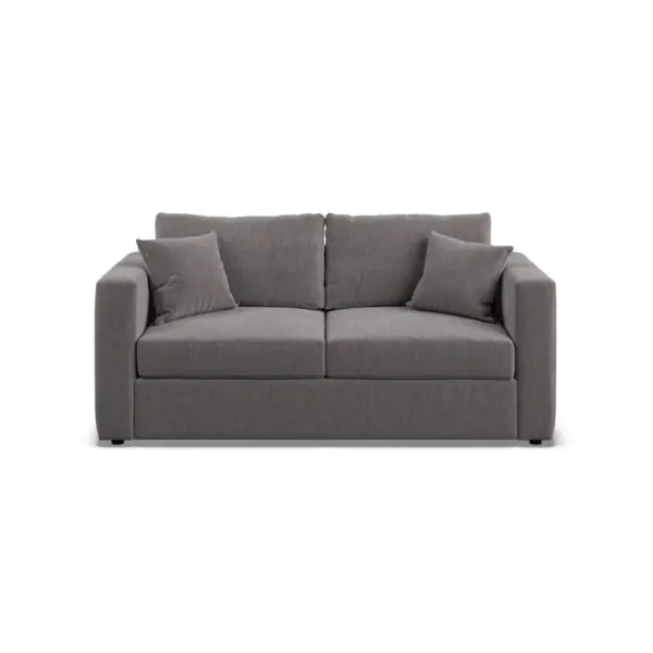 Oxford Grey Fabric Sofa Bed - Image 5