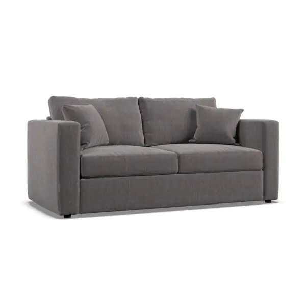 Oxford Grey Fabric Sofa Bed - Image 6