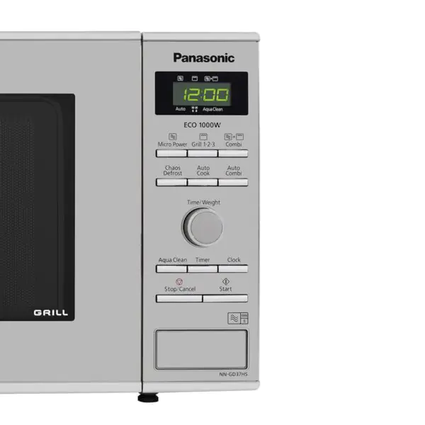 Panasonic 23 Litre 1000W Grill Microwave in Silver, NN-GD37HSBPQ - Image 7